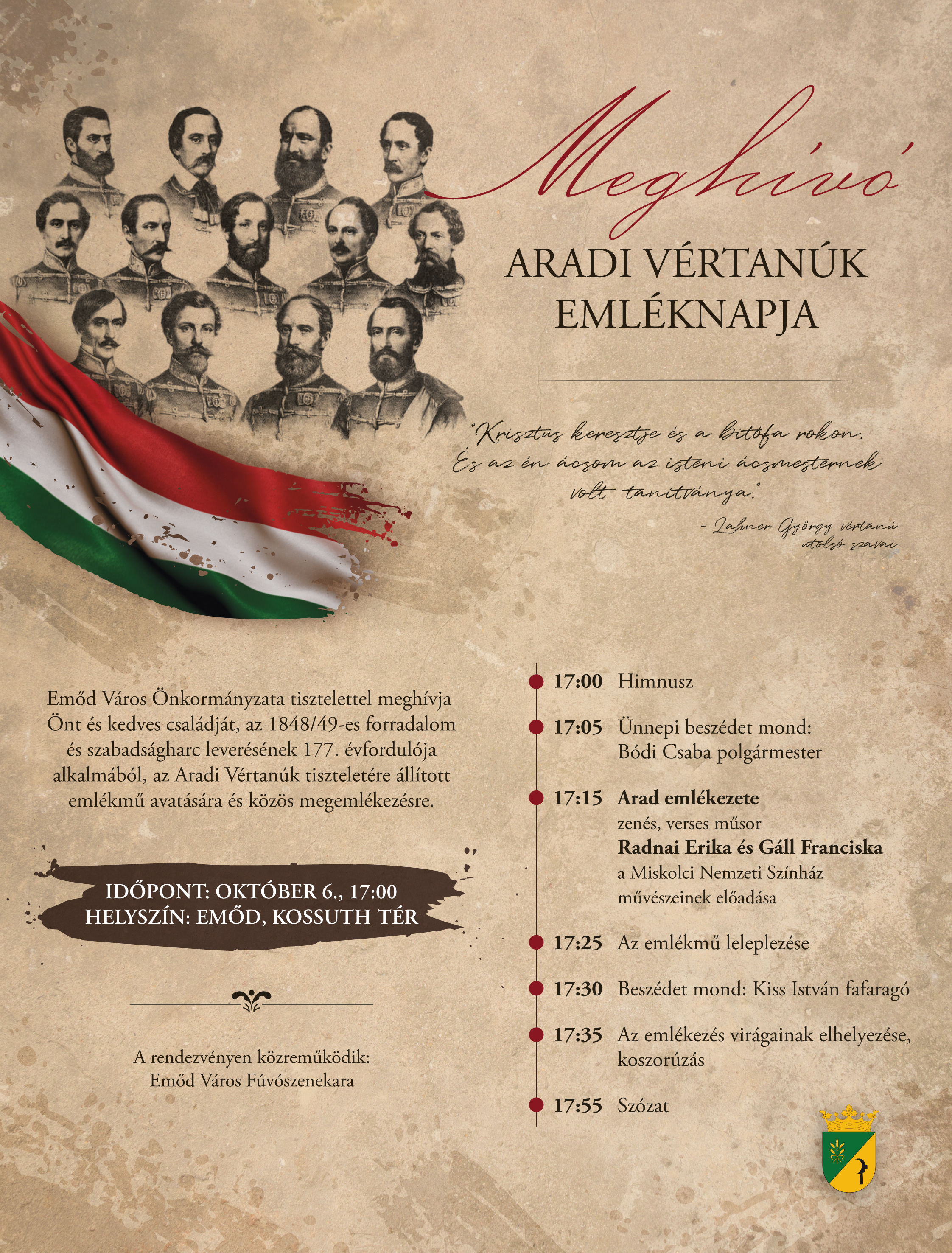 Aradi V�rtan�k Eml�knapja